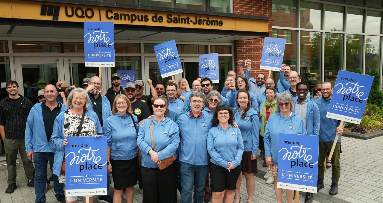 Une forte mobilisation au campus de Saint-Jérôme de l’UQO